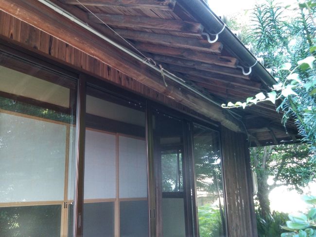 軒下もお化粧直し
