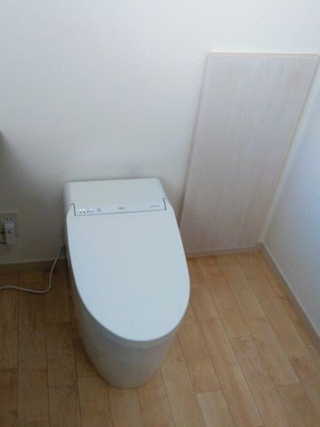 シンプルな構造の便器は手入れもカンタン